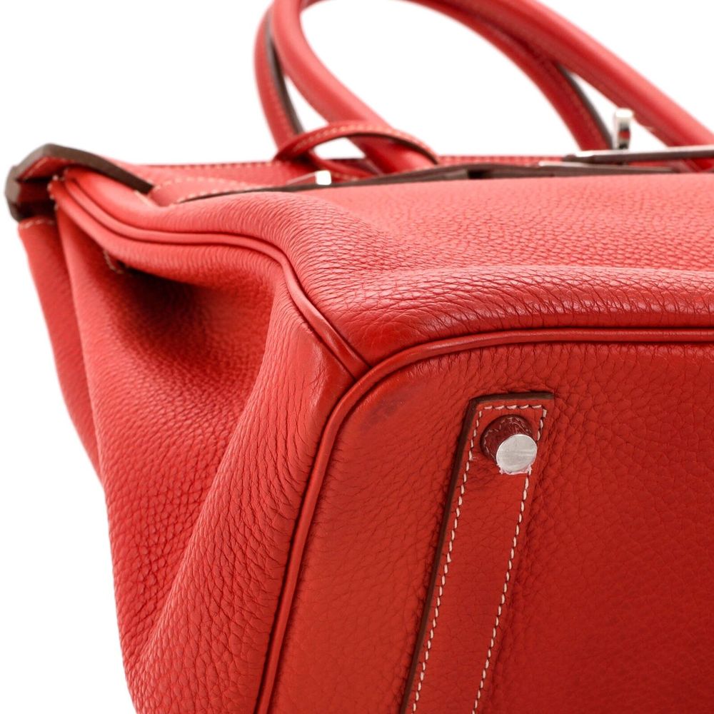 Hermes Birkin Handbag Sanguine Togo #78160H11B - Picture 7 of 8